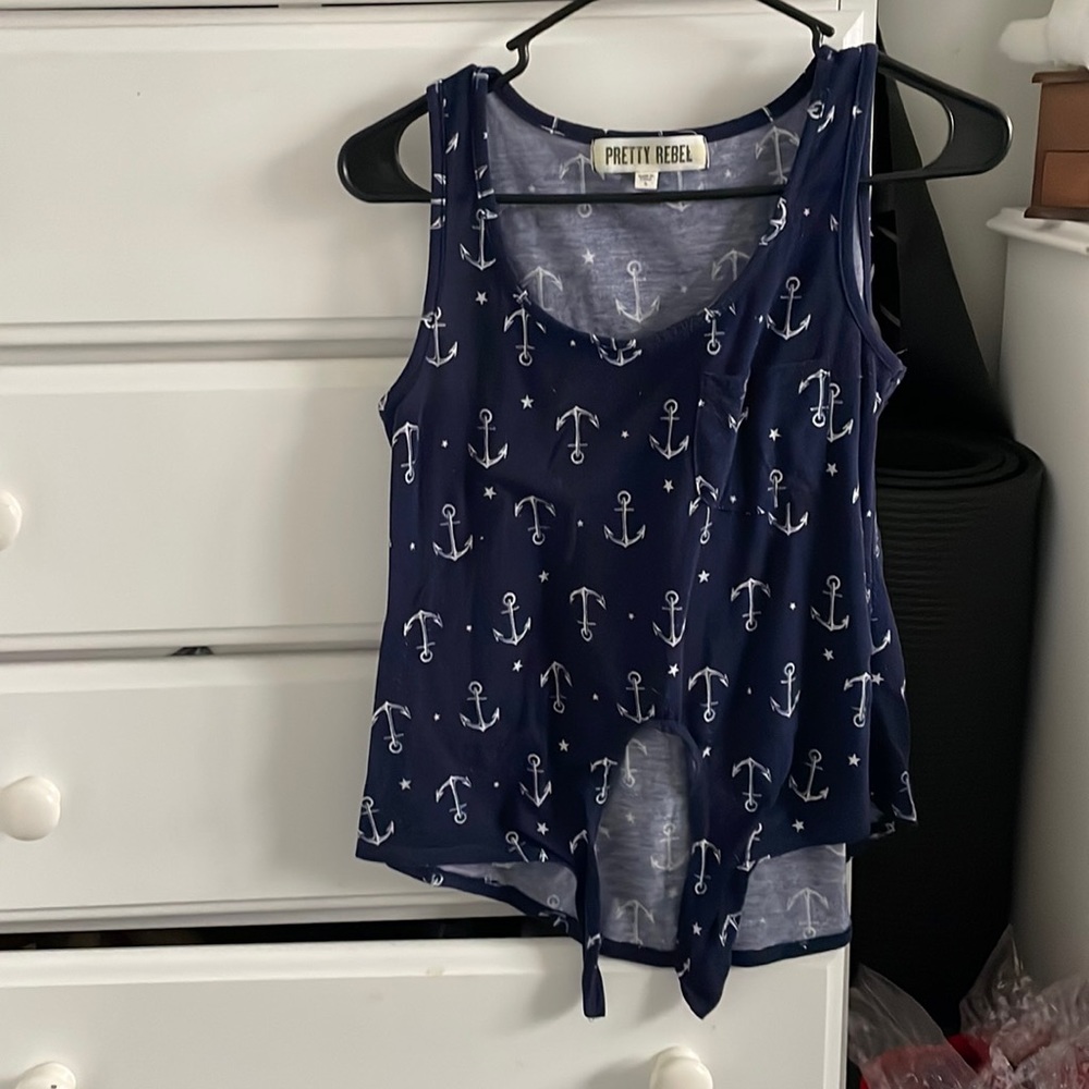 tie up tank top